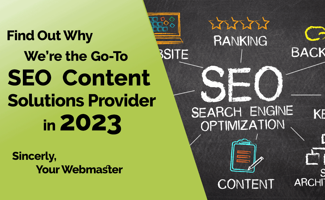 Why We’re the Go-To SEO Content Writer and Solutions Provider in 2023